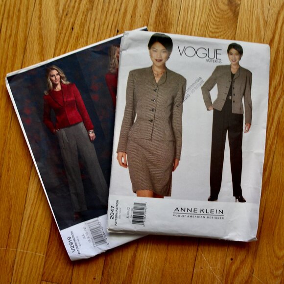 Vintage Vogue Anne Klein Patterns - Picture 1 of 9